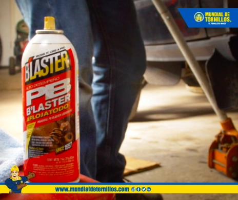 Use el PB Blaster para aflojar piezas con éxito